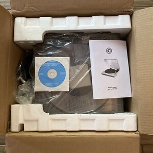 New Electro Brand USB Record Player Turntable Model 2650MO - Open Box